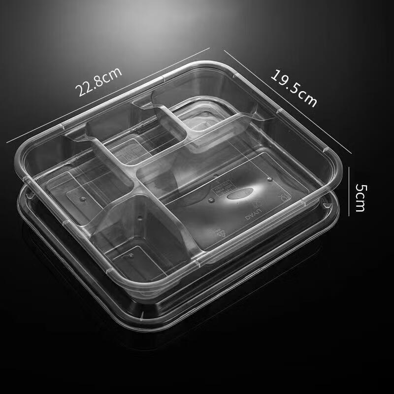 CNMF Thickened Divided Disposable Lunch Boxes