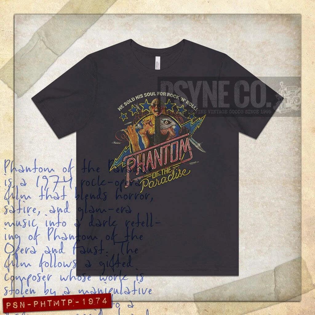 

Phantom of the Paradise 1974 Vintage Men s T shirt XL