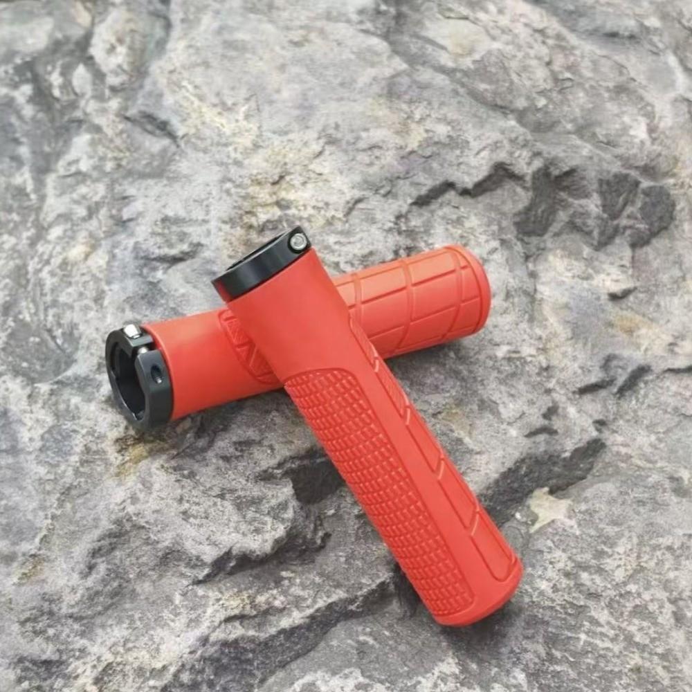 Rubber Mountain Bike Grip Shockproof Non-slip Bike Handle Grip Mountain Bike