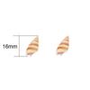 10pcs Natural Conch Shell Beads Bulk Lot With Hole Earring Necklace Charms Pendants for DIY Bracelet Findings Jewelry Making