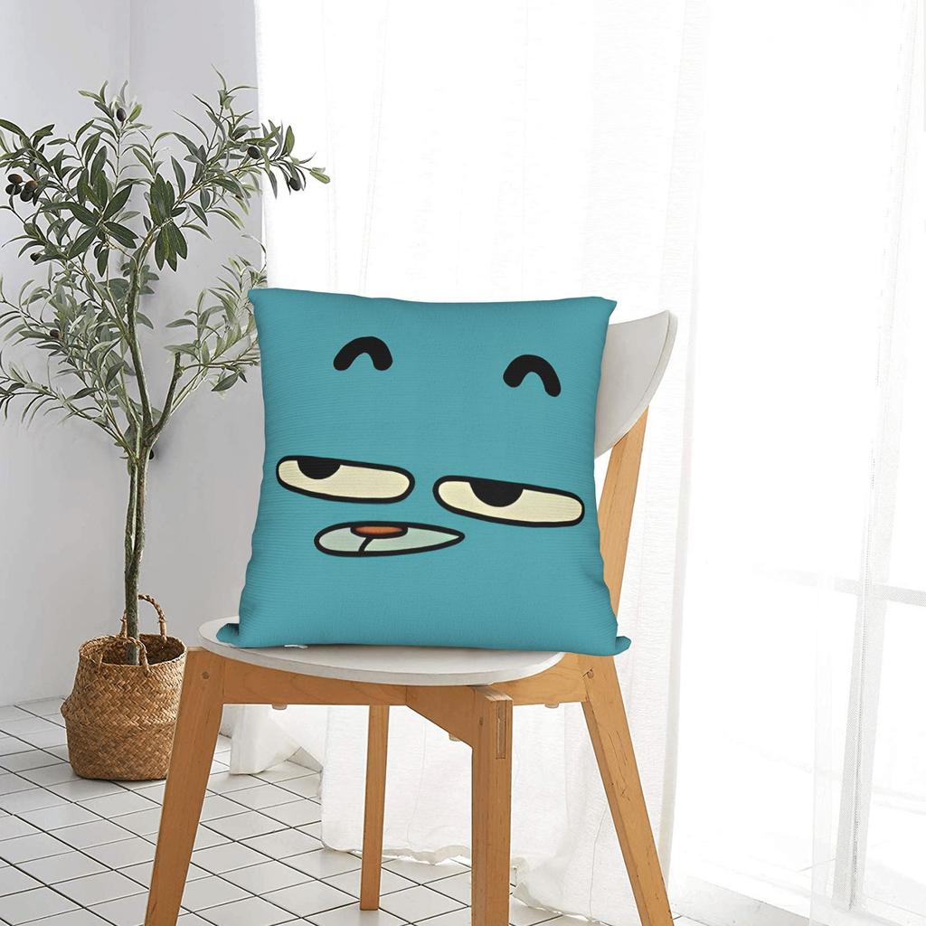 Gum Ball Watterson Cartoon Square Pillow Case Amazing World Cushion Covers Decor Pillowcover for Living Room 45*45cm