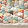 New Thickened Cotton Sofa Mat Home Living Room Decoration Multiple Anti Slip Bay Window Mats Modern Minimalist Soft High-quality Striped Seat Cushions