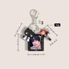 1pc ENHYPEN 3-in-1 Keychain Film Photo&Cartoon Character&Lightstick Heeseung Jay Jake Sunghoon Sunoo Jungwon NI-KI KeyRing Kpop Bag Charm ENGENE Gift