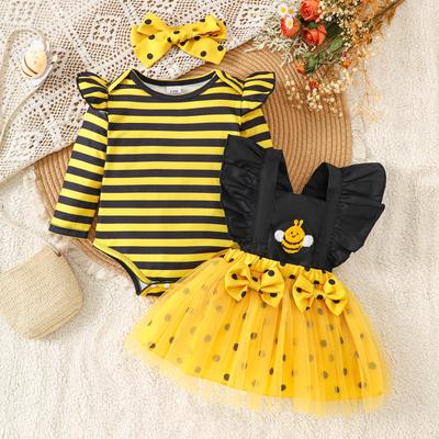 Girls Baby  Cartoon Romper