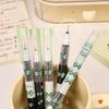 4Pcs Cute Cartoon Straight Liquid Type Ball Pens 0.5mm Black Drawing Neutral Pen Signature Pen Student School Office Supplies
