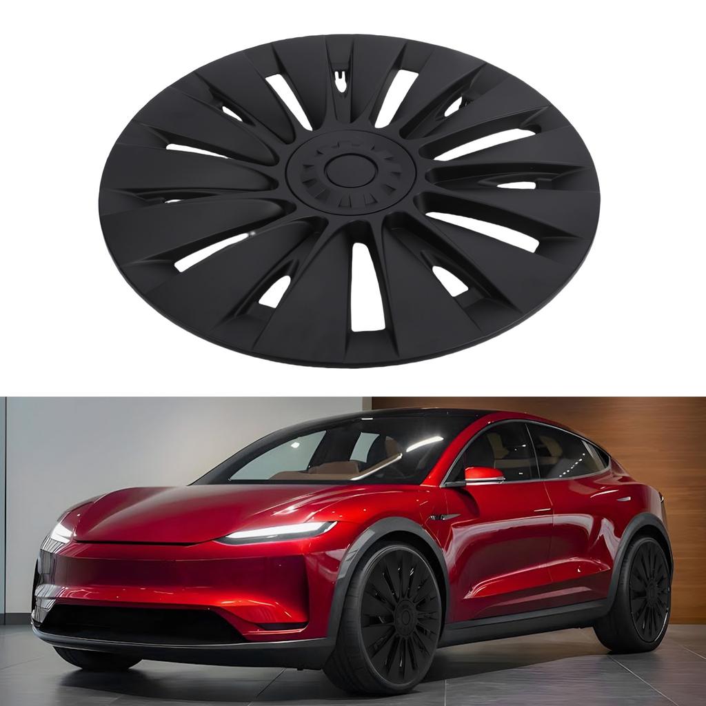 4pcs 19in Wheel Covers ABS Matte Black Hub Replacement for Juniper 2021-2024