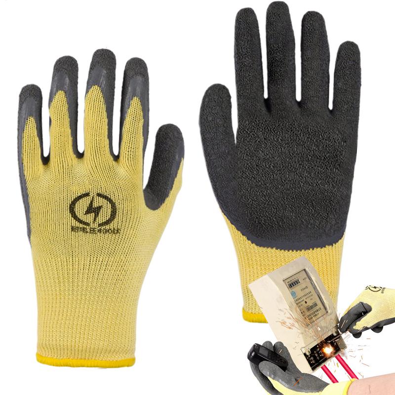 Electrical Insulated Gloves Protective Anti-electricity Security Protection Hand Electrician Work Nonslip Wear-resistant Mittens