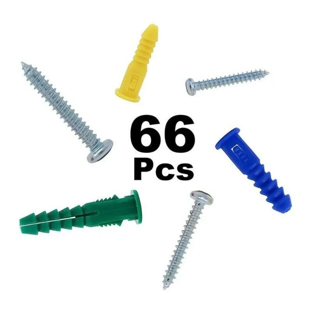 Plastic Material Wall Anchors Stable Hardness Durable Construction Expansion Plug Strong Grip Force Smooth Cutting
