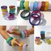 Accessories, Exaggerated Round Resin Glitter Bracelets, Transparent Bracelets Wholesale