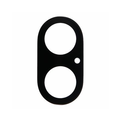 For iPhone 16/16 Plus Tempered Glass Lens Protector Black Silk Printing Camera Lens Film