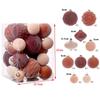 New Flocked Christmas Ball Gift Ball DIY Christmas Tree Ornament Xmas Decorations Xmas Baubles Xmas Tree Hanging Pendants