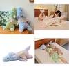 Popular Cartoon Style Tie-dye Dragon Plush Toy Pillow Wholesale Perfect Birthday Gift