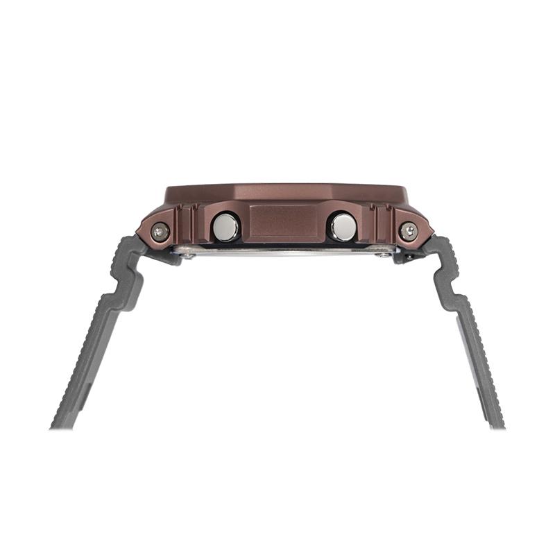 Casio Customized Watch Modified Series Farmer Iron Tree Electronic Movement Rubber Strap Unisex Model Gunmetal Dial GM-2100MF-5