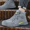 High Top Safety Shoes Men Waterproof Steel Toe Work Boots Abrasion Resistant Work Shoes Anti-slip Men's Work Protection Boots