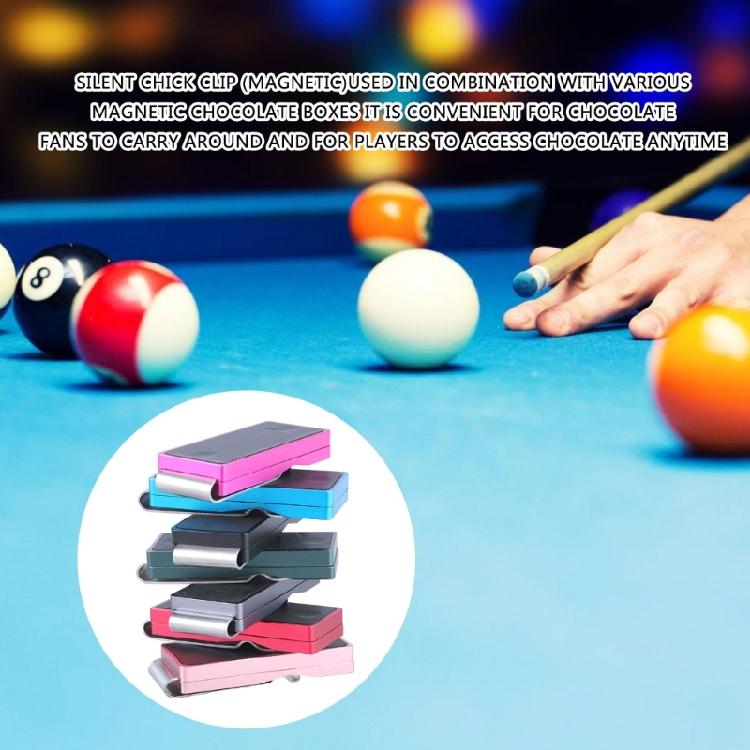 Stainless Steel Magnetic Billiard Chalk Holder Billiard Chalk Clip Magnetic Chalk Holder Belt Clip Easy To Use