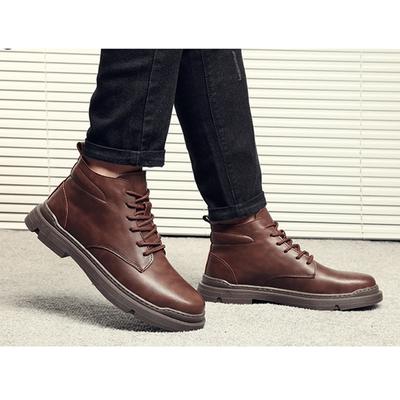 2025 Winter Boots Warm Plush -30 Degree Genuine Leather Shoes Fashion Brand Mens Ankle Boots Cow Leather Male Footwear