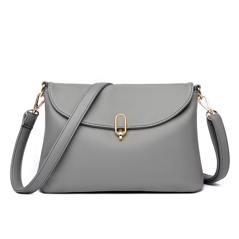 Women Casual Crossbody Bag Multifunction Shopping Handbag Large Capacity Messenger Bag 2023 New Cowhide Waterproof Shoulder Bag