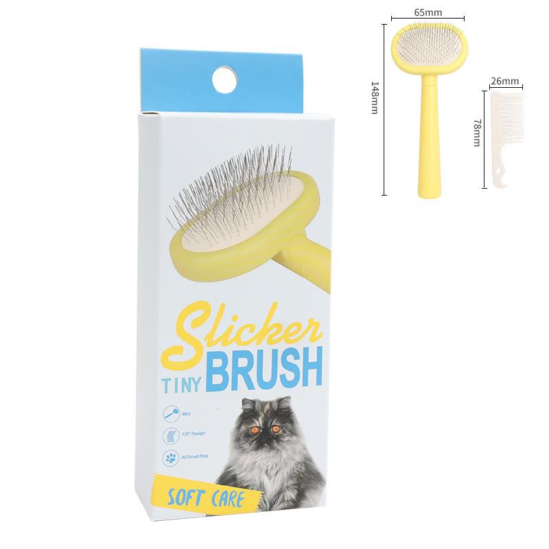 Pet Comb 1PC for Cats & Dogs Grooming Comb De-fluffing Fluffing Hair Pet Supplies Sticky Hair Remover