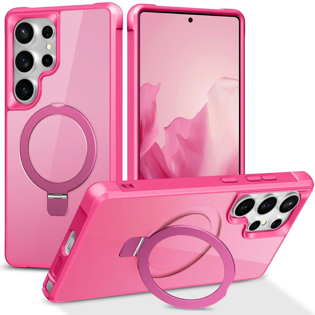 For Samsung Galaxy S26 Ultra Magnetic Case Ring Holder Kickstand TPU + PC Phone Cover