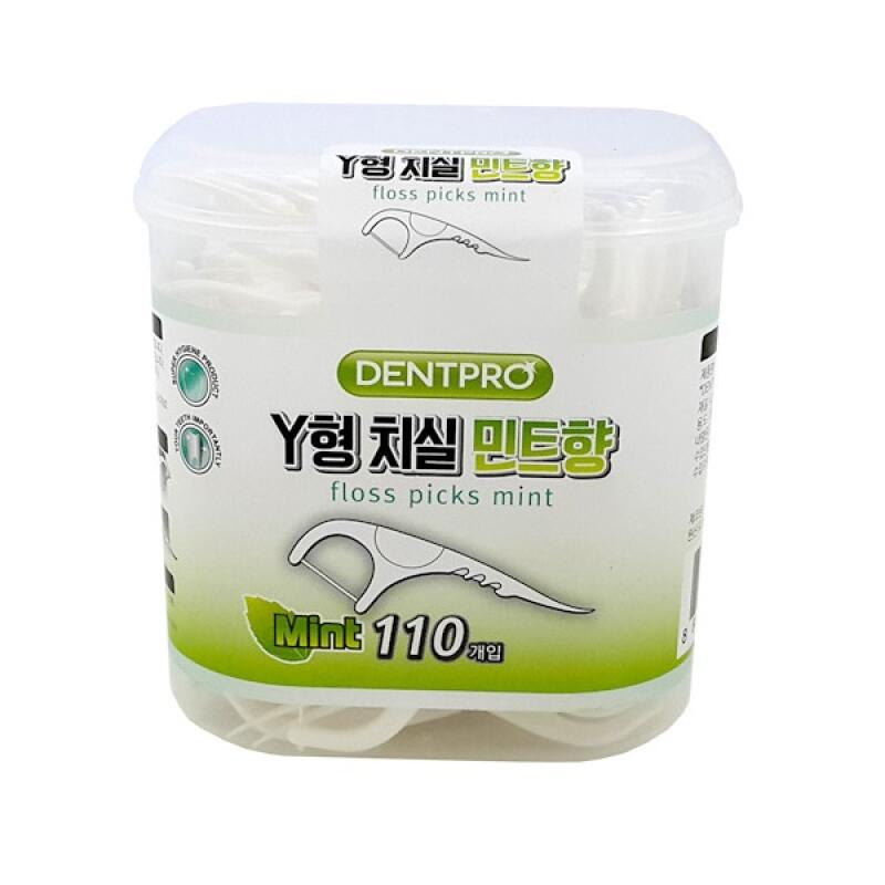 Y-shaped premium dental floss, 110-piece case 0873