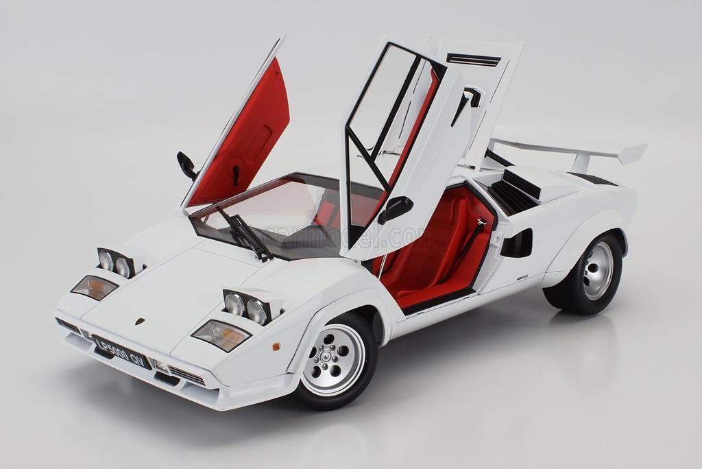 Miniature Car 1/12 Lamborghini Countach KK-SCALE 1/12 COUNTACH LP 5000S QV 1985 WHITE KKDC120142