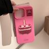 Raspberry Cake 15pro Max Apple 17 Mobile Phone Case IPhone 14 Suitable for 13 Three-dimensional Cartoon 12 Anti Fall