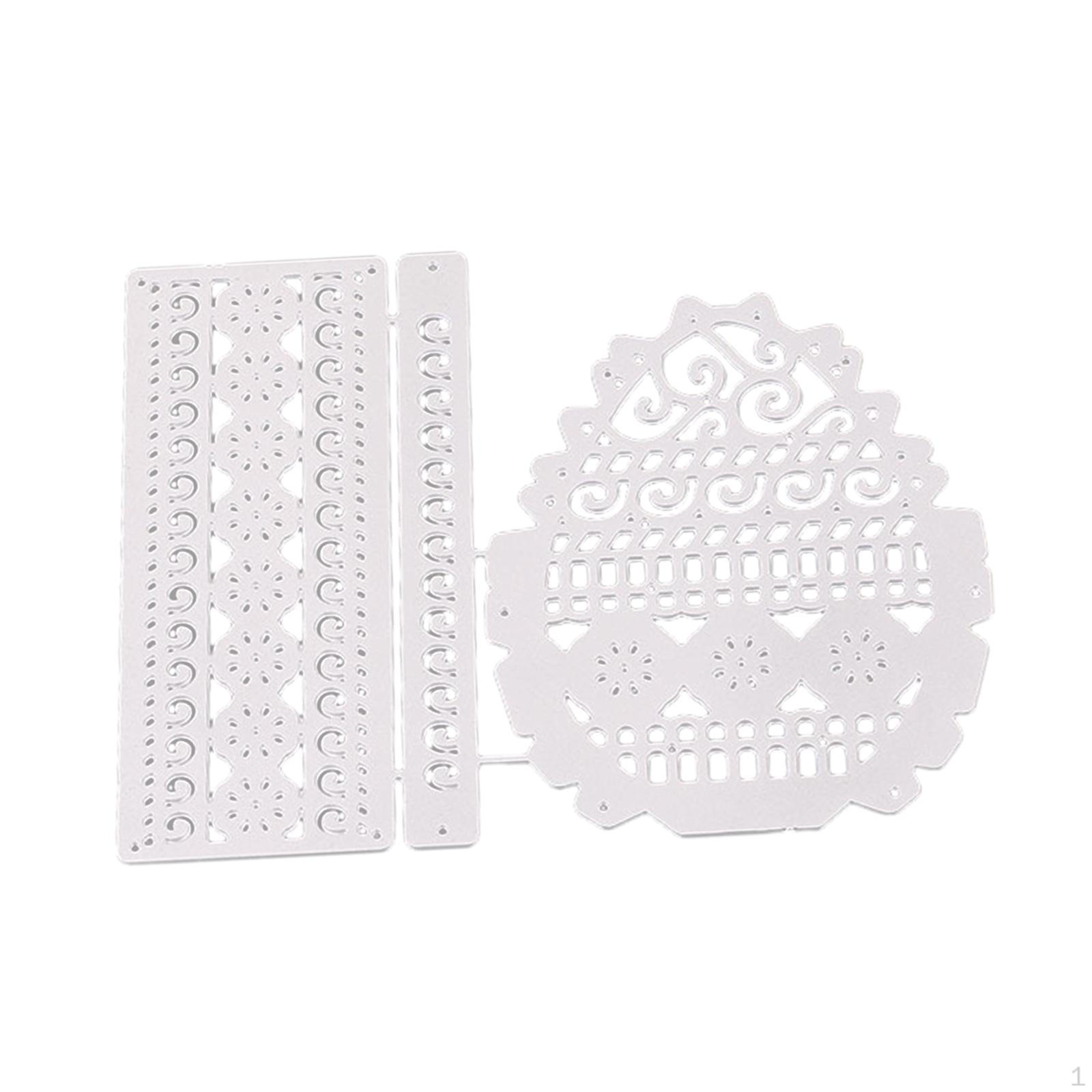 Flower Basket Cutting Dies Die Cuts Metal Decorative 3D Embossing Stencil Template for