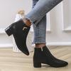Niche, Comfortable, Versatile, Fashionable Women's Boots, New Martin Boots for Autumn and Winter 2025, Slimming Casual Pointed Boots