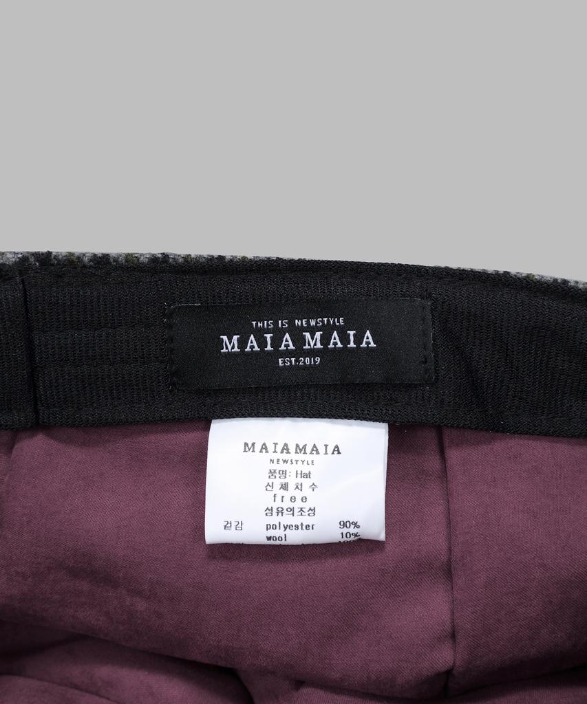 Maia Wool Beret - Z Black