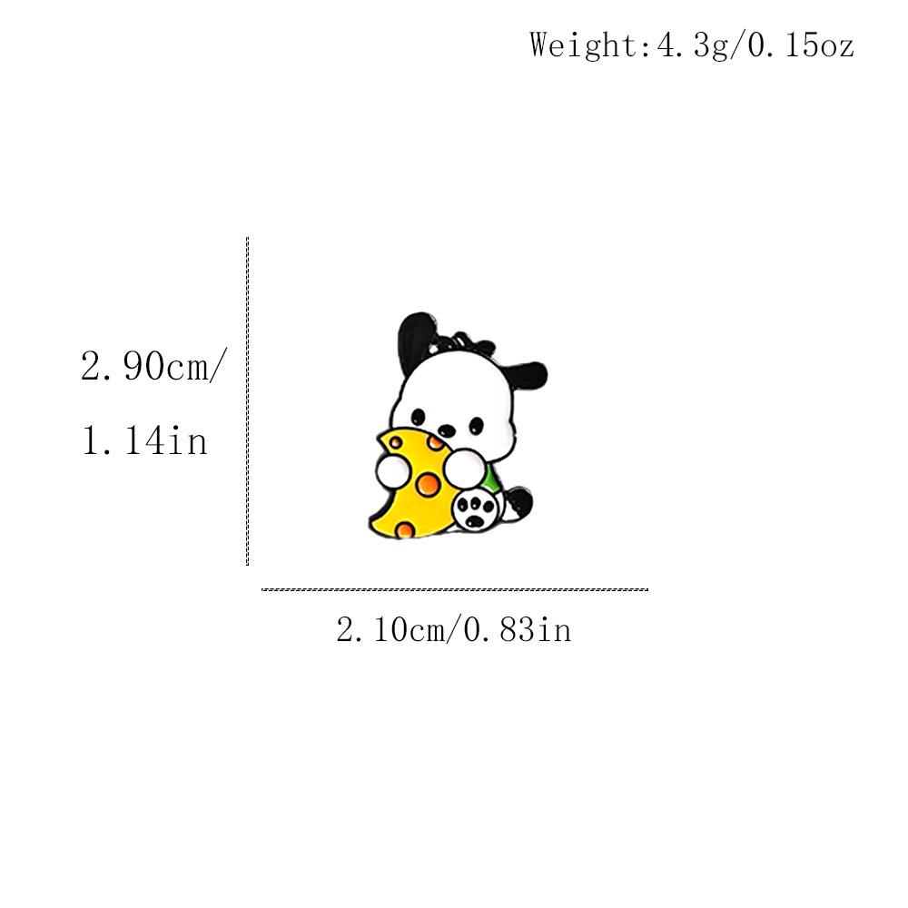 Sanrio Pompompurin Japanische Brosche – Niedlicher Cartoon-Hunde-Anstecker Schmuckzubehör
