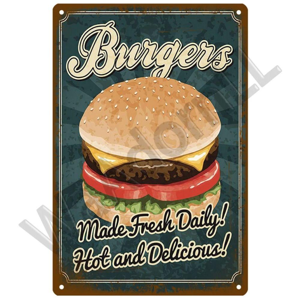 Funny Tin Sign for Kitchen Restaurant Home Decor Metal Plaque 20x30cm