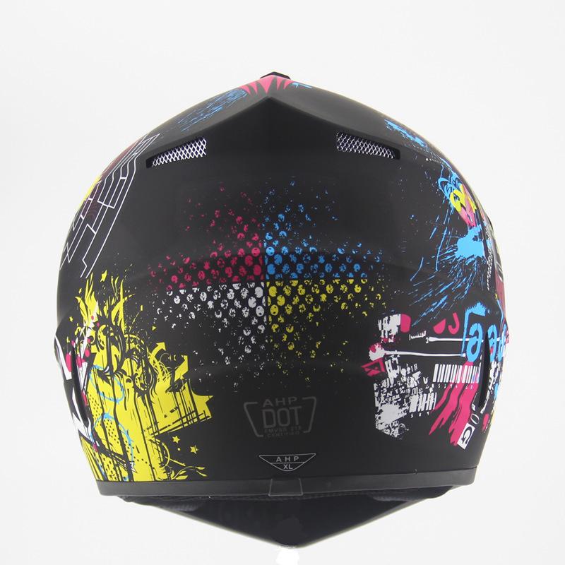 Персонализированный шлем-маска «Череп» для мужчин и женщин - Внедорожный, Электрический, Горный велосипед, Использование с аккумулятором и для DH даунхилла.