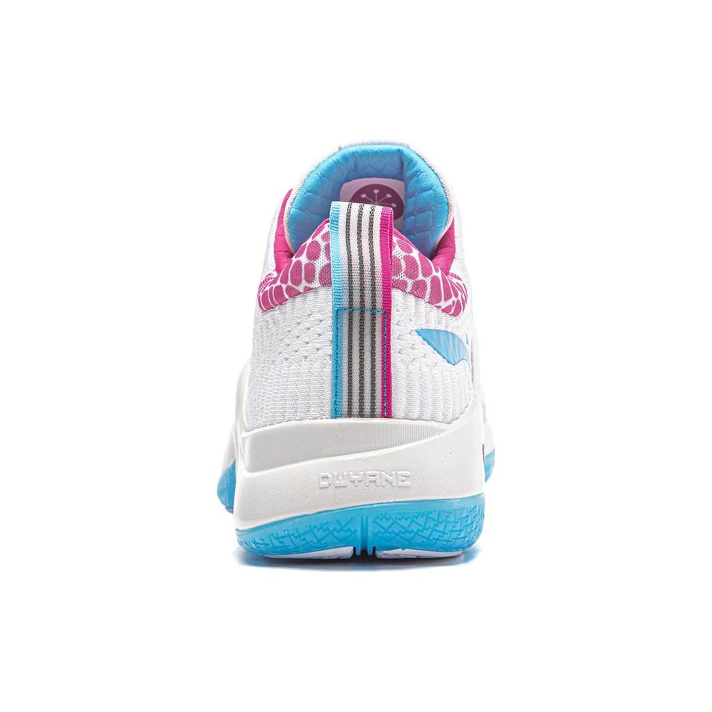 Li-Ning Way of Wade 6 Buzzer Beater Men Sneakers White Blue Pink ABAT131-2