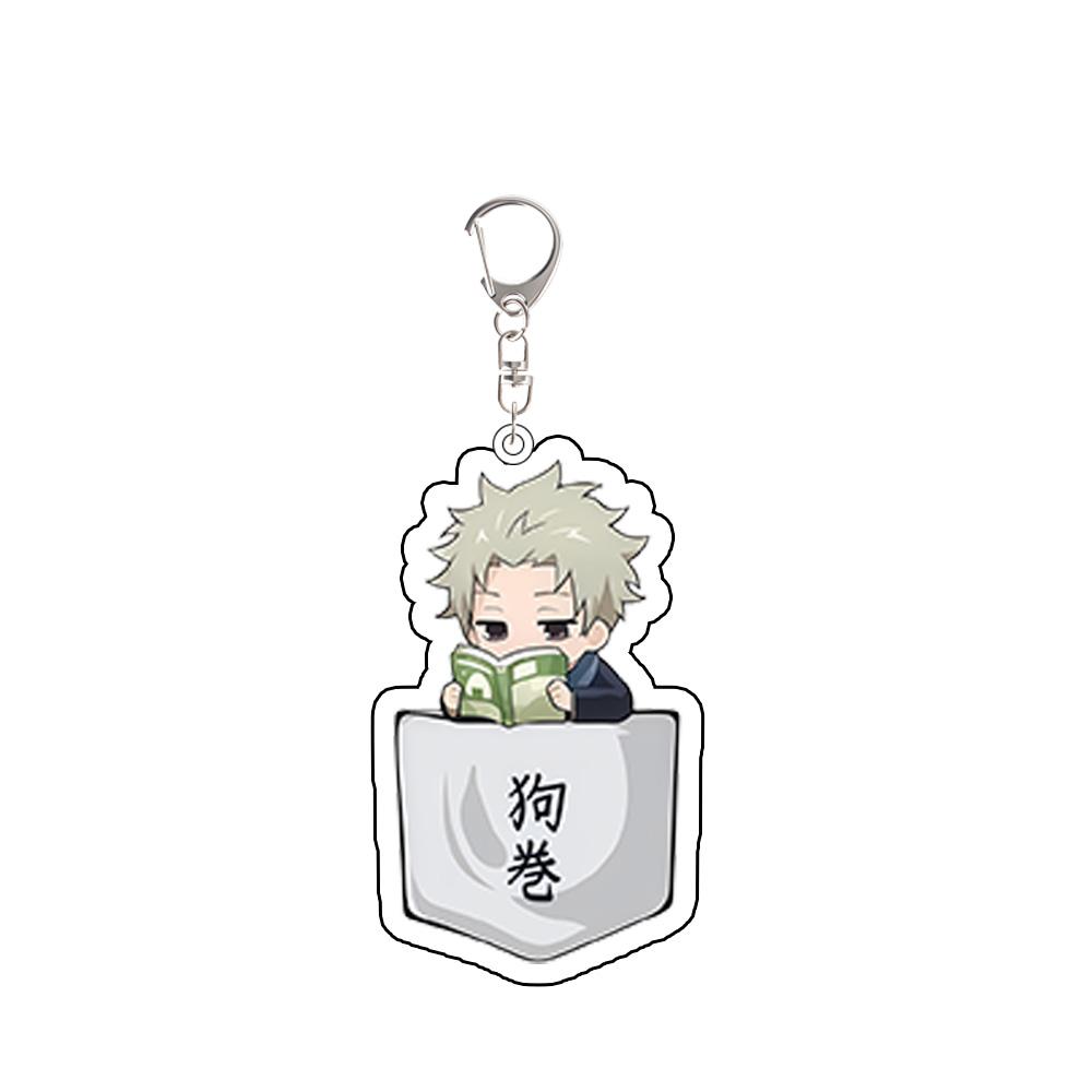 For Anime JJK Fushiguro Megumi Gojo Satoru Zenin Mai Nanami Kento Inumaki Toge Acrylic KeyChain Backpack Accessories Gift