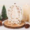Three-dimensional Blessing Card Hollow Holiday Card  Winter Holiday