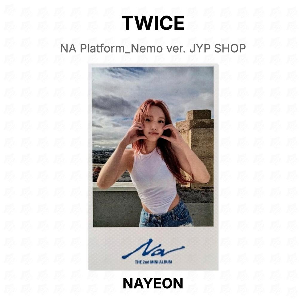 TWICE NA Platform_Nemo ver. JYP SHOP Official Photocard