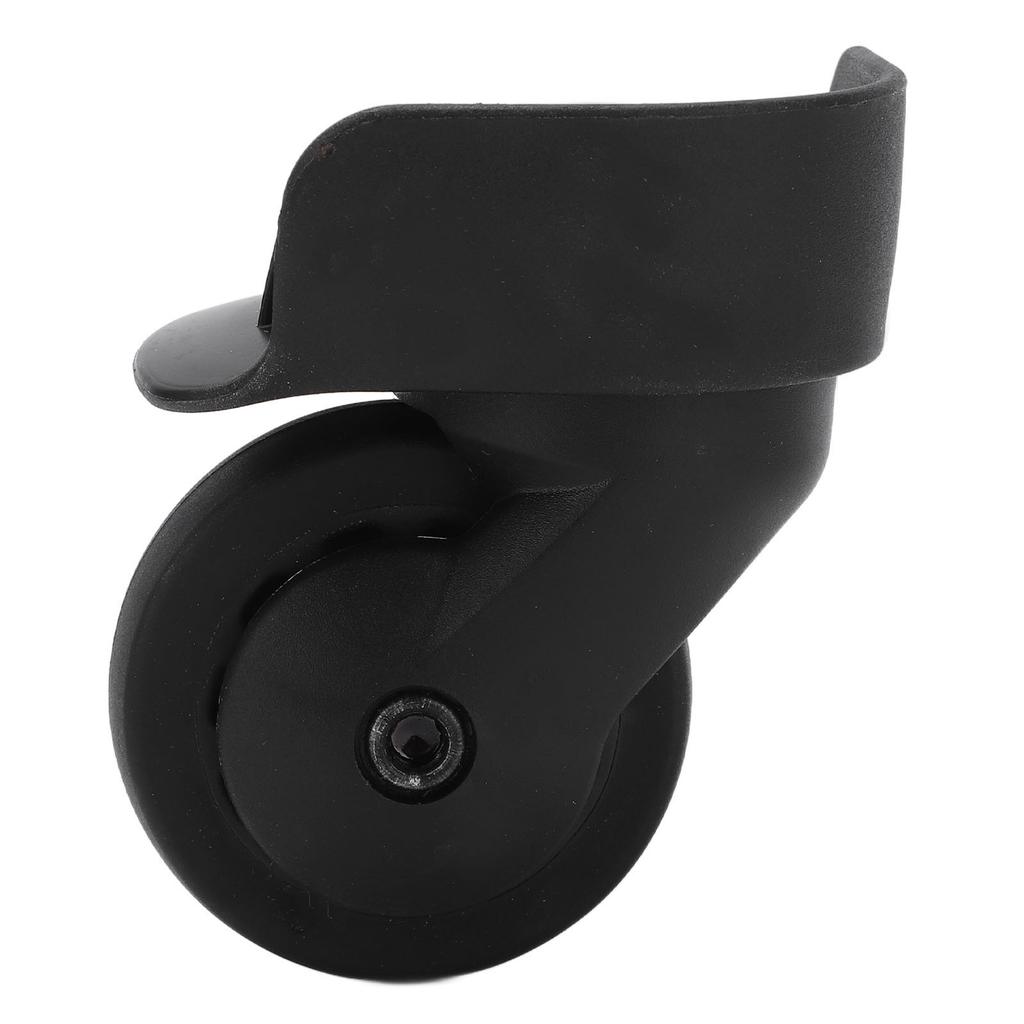 1 Pair Luggage Swivel Casters Plastic Mute Suitcase Swivel Wheel Repalcement Black A65