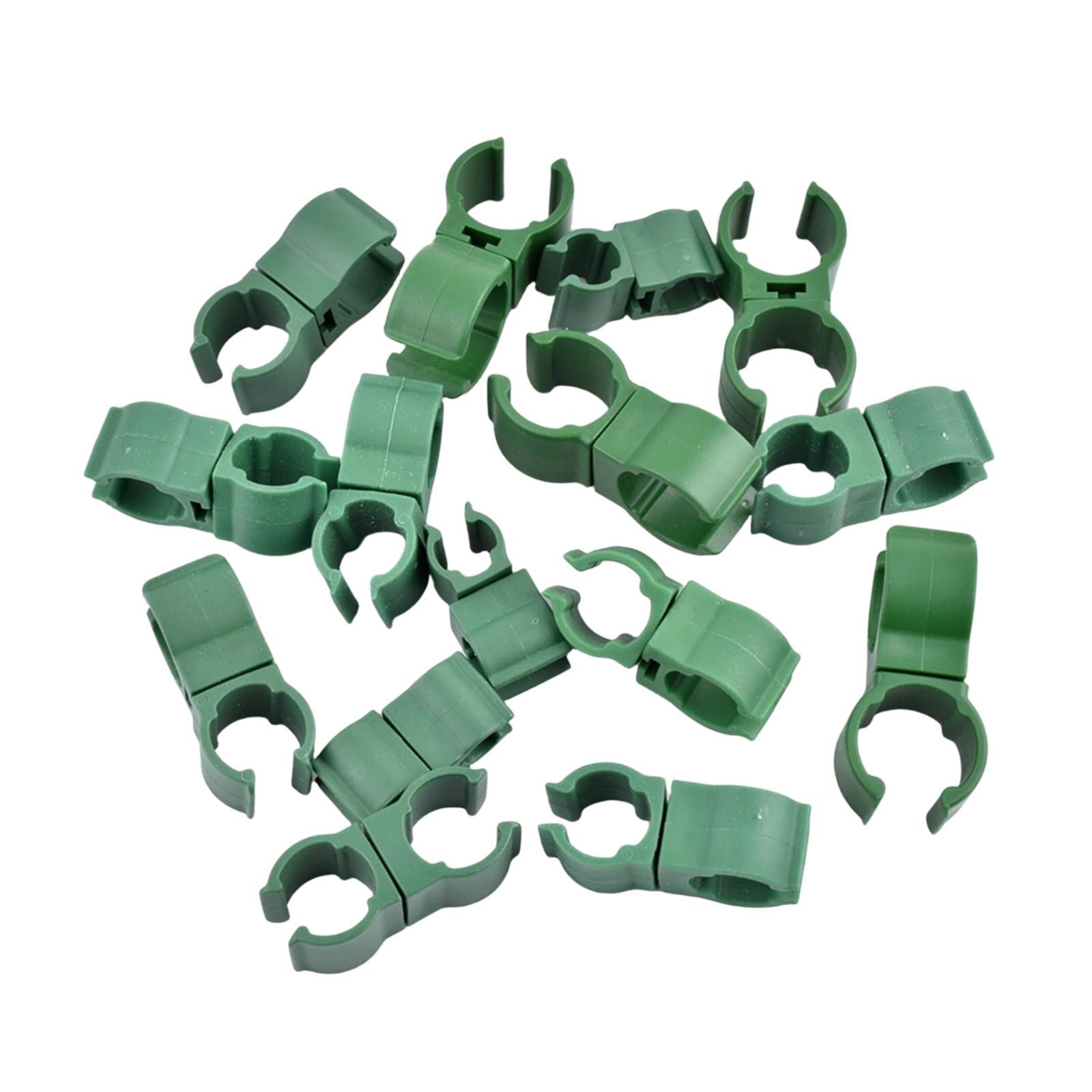 Garden Trellis Connector Clips Adjustable Climbing Vine Support DIY Greenhouse Stakes for Home Vegetable Planting 11mm