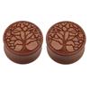1 Pair Tree of Life Wood Expanders Piercing Fashion Ear Plug Flesh Tunnels Gauge Stretcher To Ear Saddle Body Jewelry Piercings