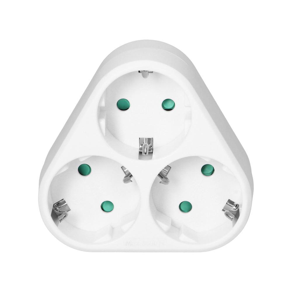 Rozgałęźnik 3X2P+Z Z Wyłącznikiem Or-Ae-1378(Gs) Schuko