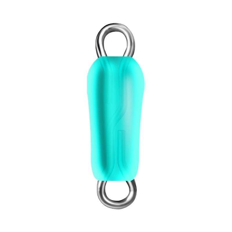Eight-Character Anti-Tangle Silicone Auto-Winding Fishing Leader Connector.