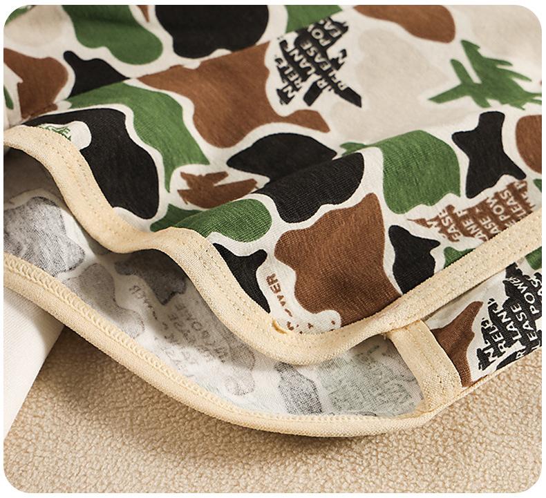 Classic Camouflage Print Cotton Mens Boxers Comfortable Breathable Boxer Briefs Plus Size Underwears Underpants Man Boxer Shorts