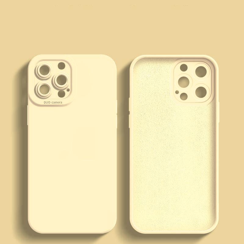 Husa de telefon din silicon lichid Ochi de înger pătrat pentru iPhone 14 13 12 11 Pro Max Mini XS XR X 8 7 Plus SE2 14Pro Max 13Mini 12Pro 6 6s Husă moale subțire