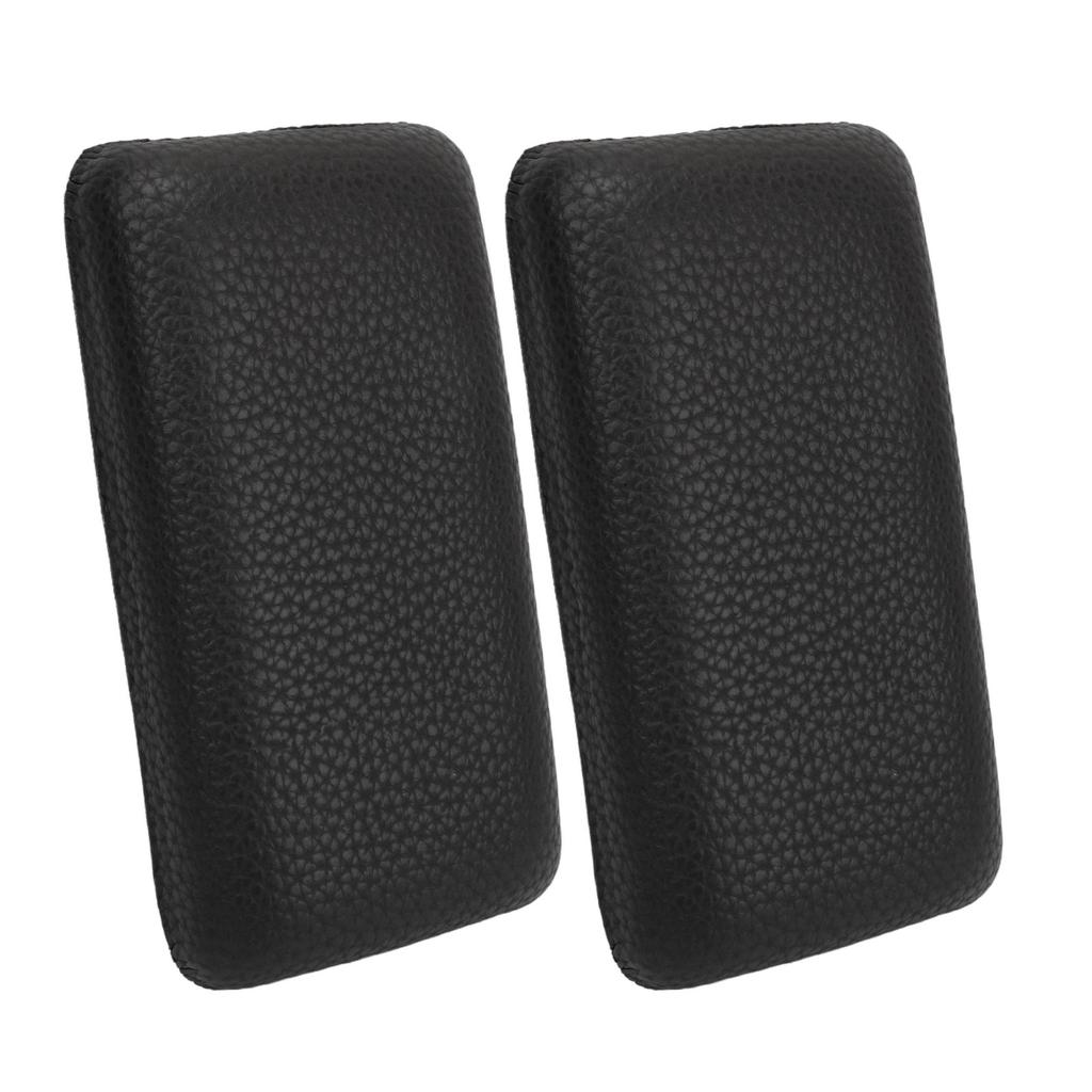 Car Leg Pads Microfiber Pu Leather Soft Automobile Center Console Knee Elbow Pad Cushion Black