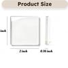 1/10 Pcs Clear Acrylic Blank Magnets Smooth Surface Strong Magnetic Back Perfect For Diy Crafts Fridge Decoration Projects
