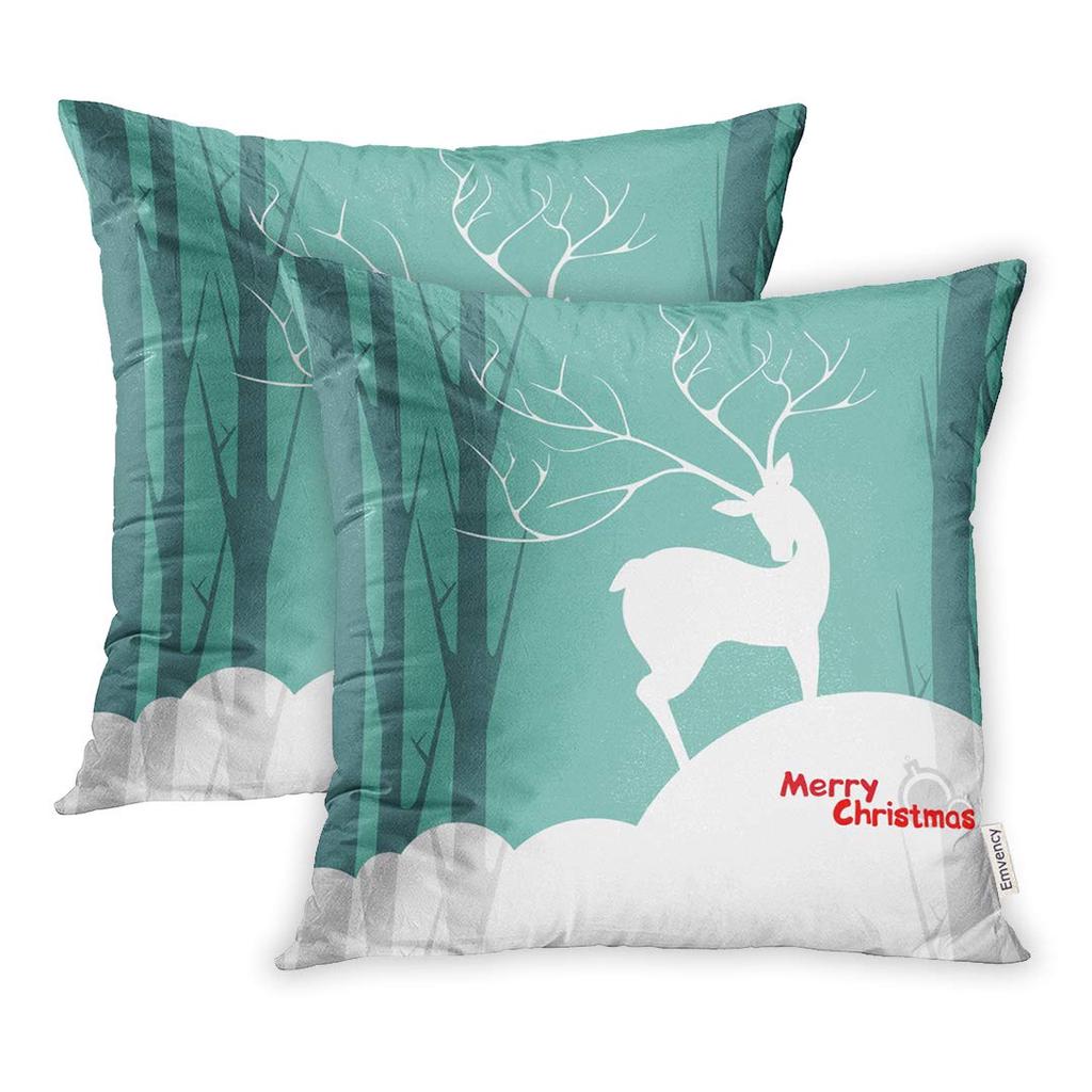 reindeer pillow case