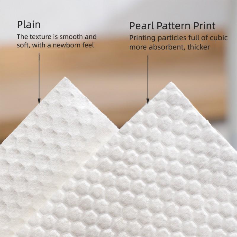 Disposable Paper Kitchen Towel Super Absorbent Pot Scrubbing Dishcloth Kitchen Rags Bathroom Wipes Disposable Cleaning Cloth