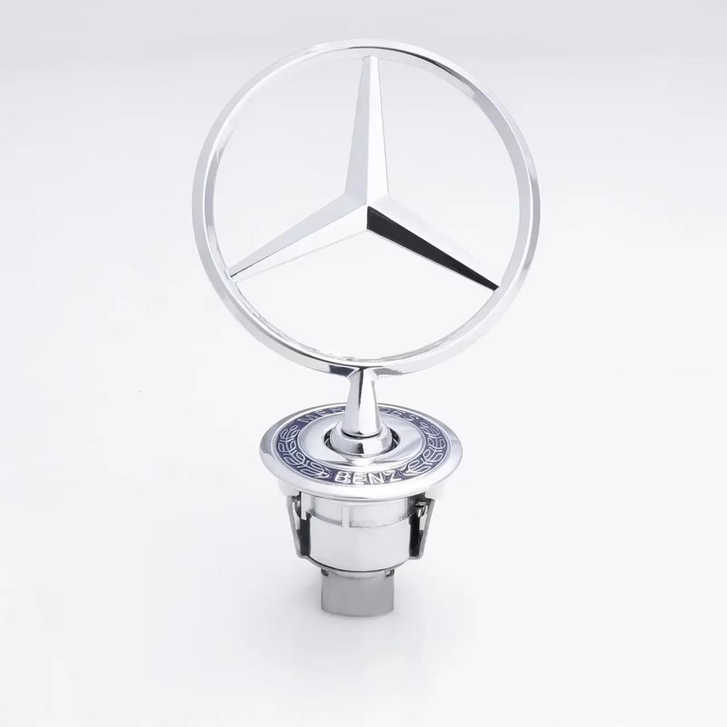 Autoaufkleber C200 E300 Heiß 2026 Für Benz 1 Stück Mercedes Benz Auto Motorhauben Logo Emblem Zinklegierung Abzeichen Für W204 W220 C180 C200