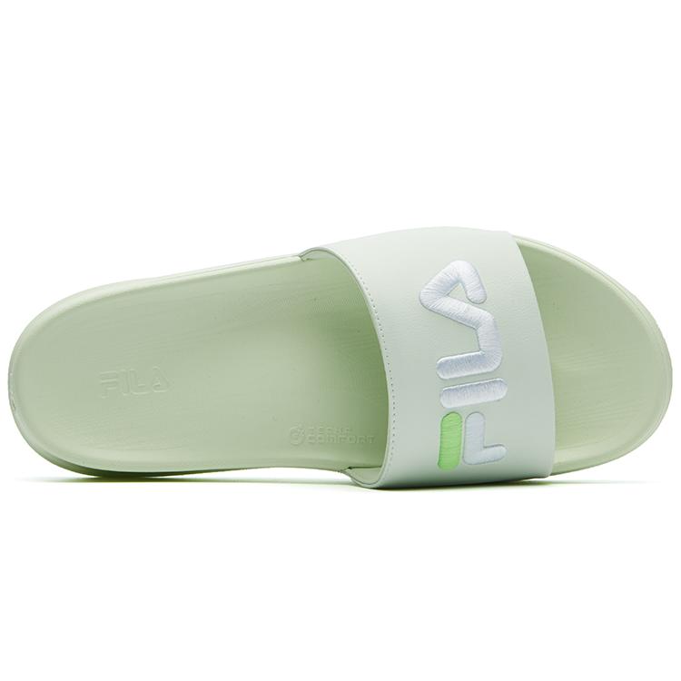 New FILA Minimalistic Casual Beach Green Slippers Women's F12W124623FGN