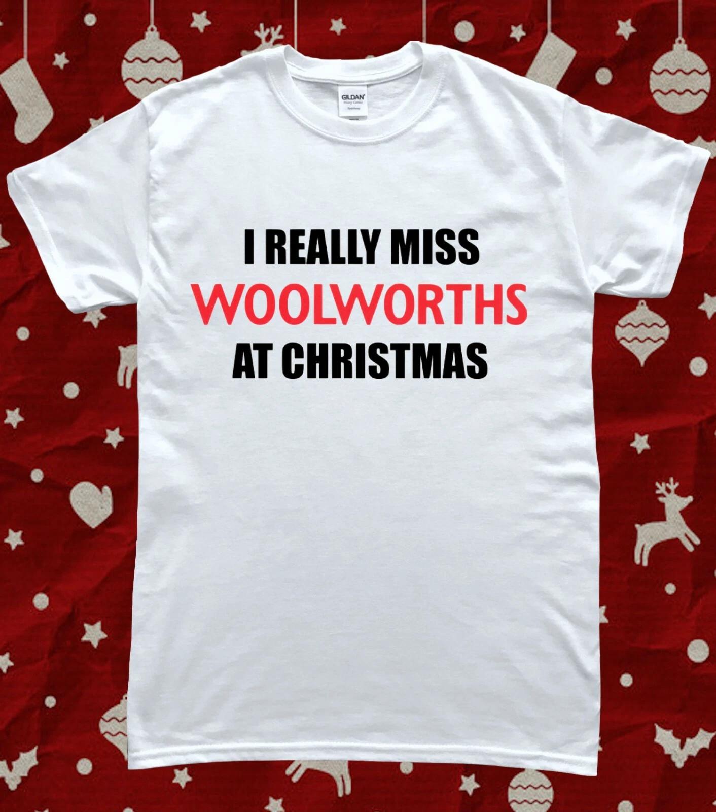UK Retro Christmas Woolworths Funny Christmas T-Shirt 4XL